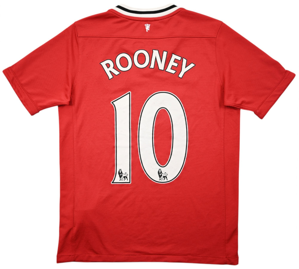 2011-12 MANCHESTER UNITED *ROONEY* SHIRT L. BOYS