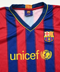 2009-10 FC BARCELONA *DAVID VILLA* SHIRT XL. BOYS
