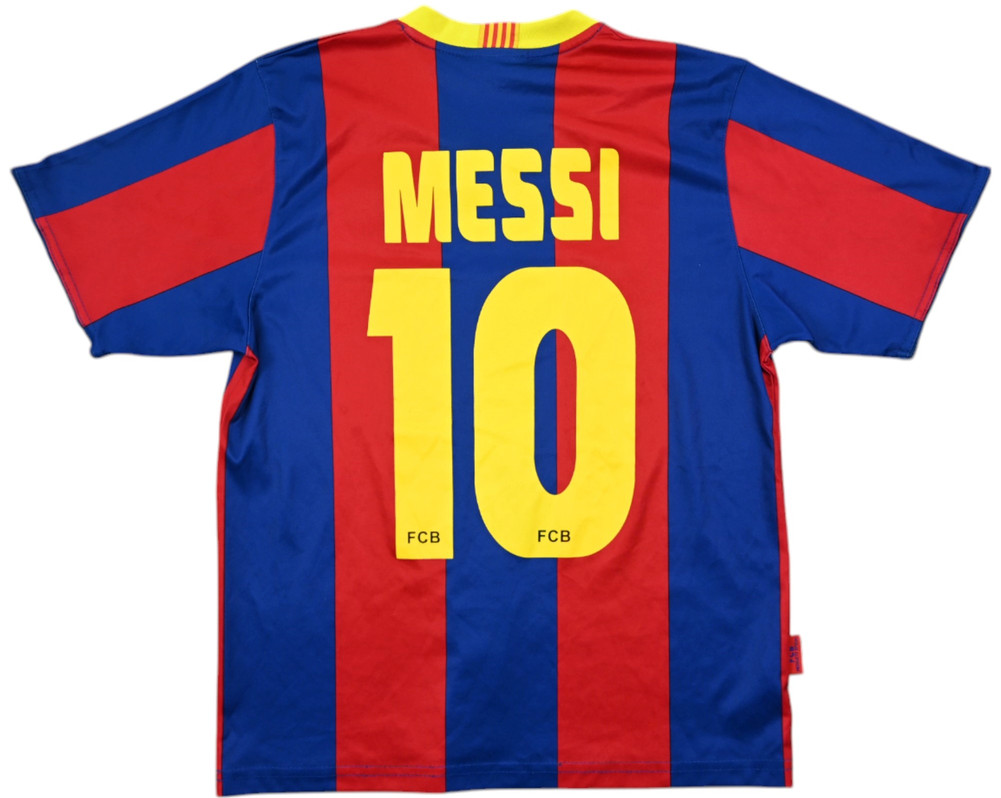 2010-11 FC BARCELONA *MESSI* SHIRT S