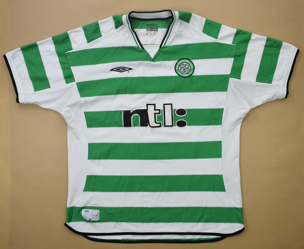 2001-03 CELTIC GLASGOW SHIRT XL