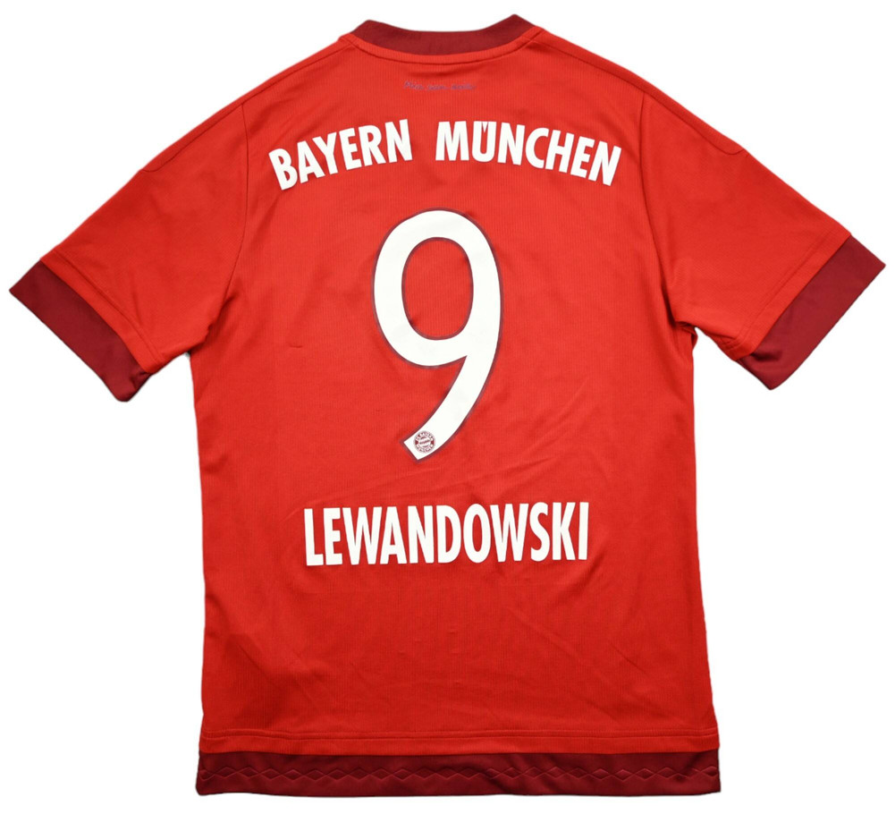 2015-16 BAYERN MUNCHEN *LEWANDOWSKI* SHIRT XL. BOYS