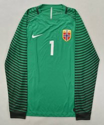 2019-20 NORWAY GK PLAYER ISSUE SHIRT M