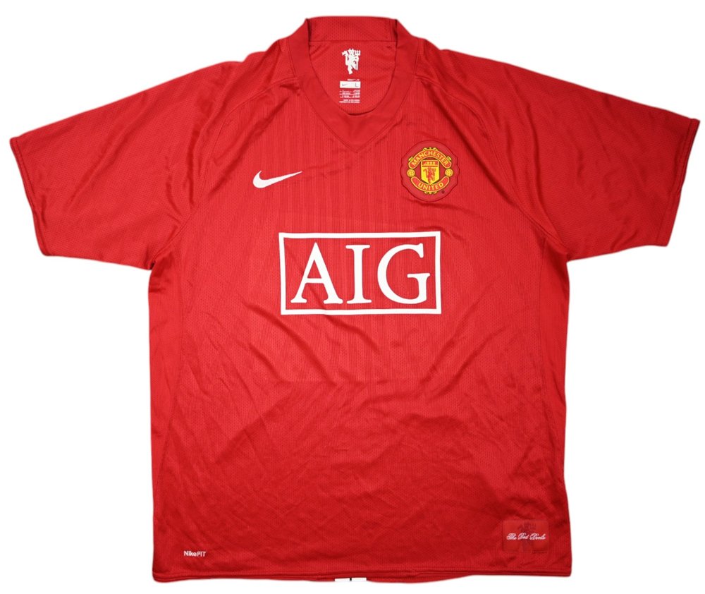 2007-09 MANCHESTER UNITED SHIRT L