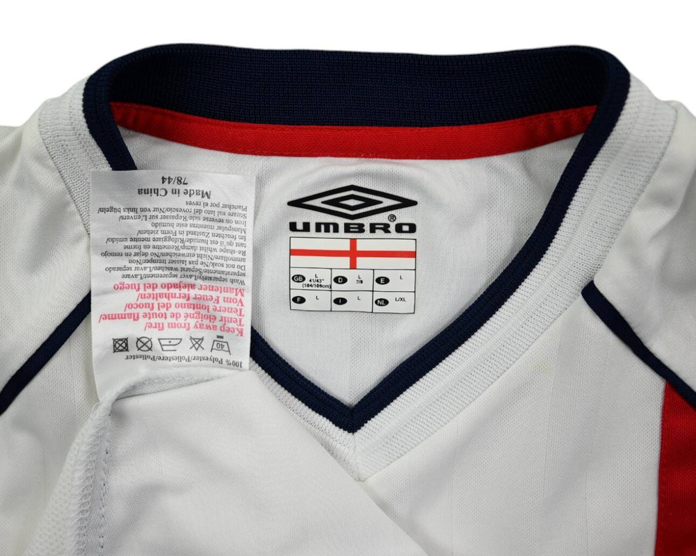 2001-03 ENGLAND SHIRT L