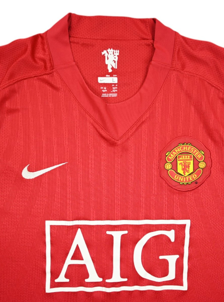 2007-09 MANCHESTER UNITED *RONALDO* SHIRT L