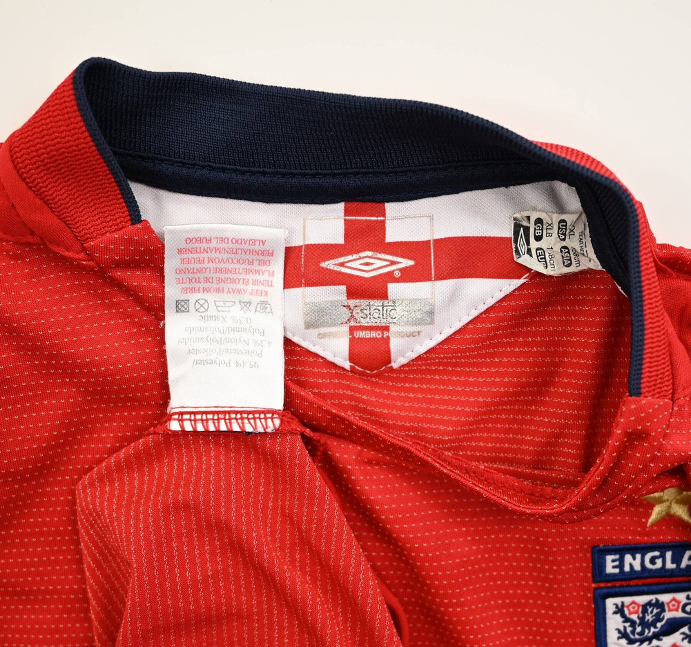 2004-06 ENGLAND LONGSLEEVE XL. BOYS