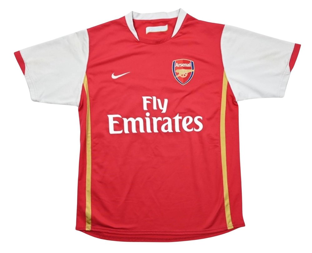 2006-08 ARSENAL LONDON *HENRY* SHIRT M