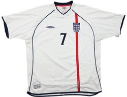 2001-03 ENGLAND *BECKHAM* SHIRT XXL