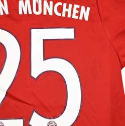 2015-16 BAYERN MUNCHEN *MULLER* SHIRT XL. BOYS