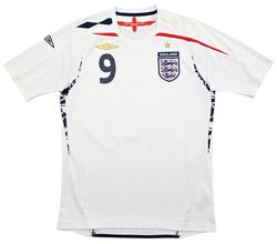 2007-09 ENGLAND *ROONEY* SHIRT S