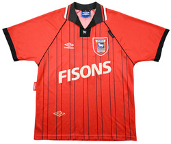 1993-95 IPSWICH TOWN *WARK* SHIRT L