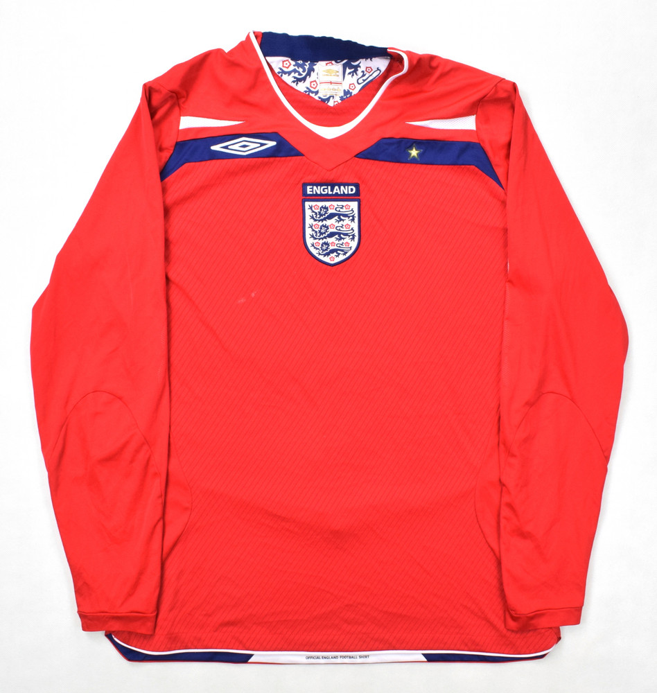 2008-10 ENGLAND LONGSLEEVE KOSZULKA L