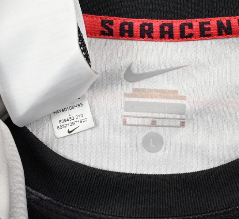 SARACENS RUGBY SHIRT L