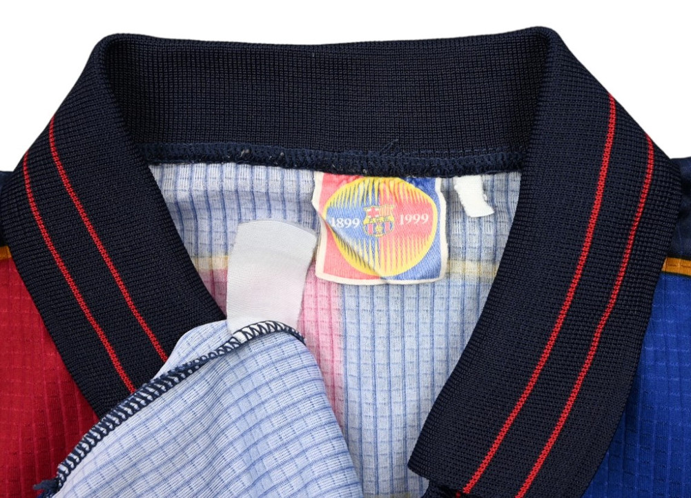 1999-00 BARCELONA *RIVALDO* SHIRT L