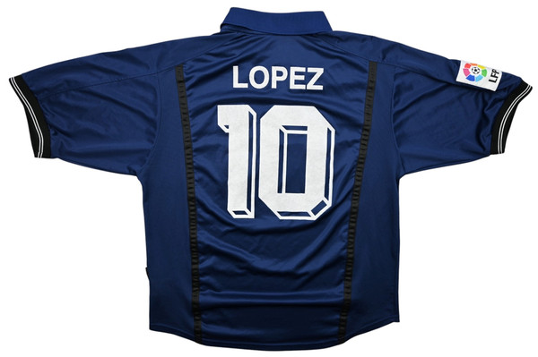 2000-01 VALENCIA *LOPEZ* SHIRT L