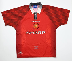 1996-98 MANCHESTER UNITED *CANTONA* SHIRT L