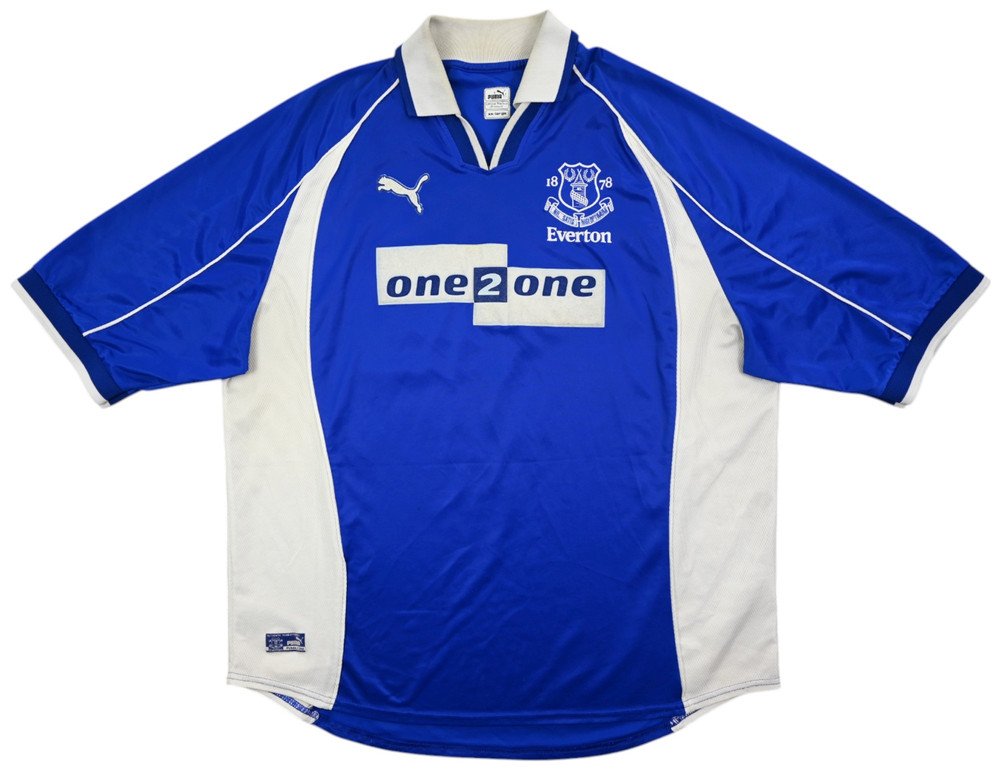 2000-02 EVERTON SHIRT 2XL