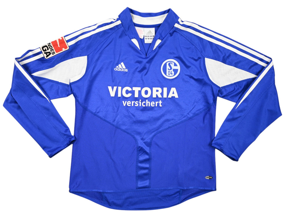 2004-06 SCHALKE *FINK* LONGSLEEVE SHIRT M. BOYS 