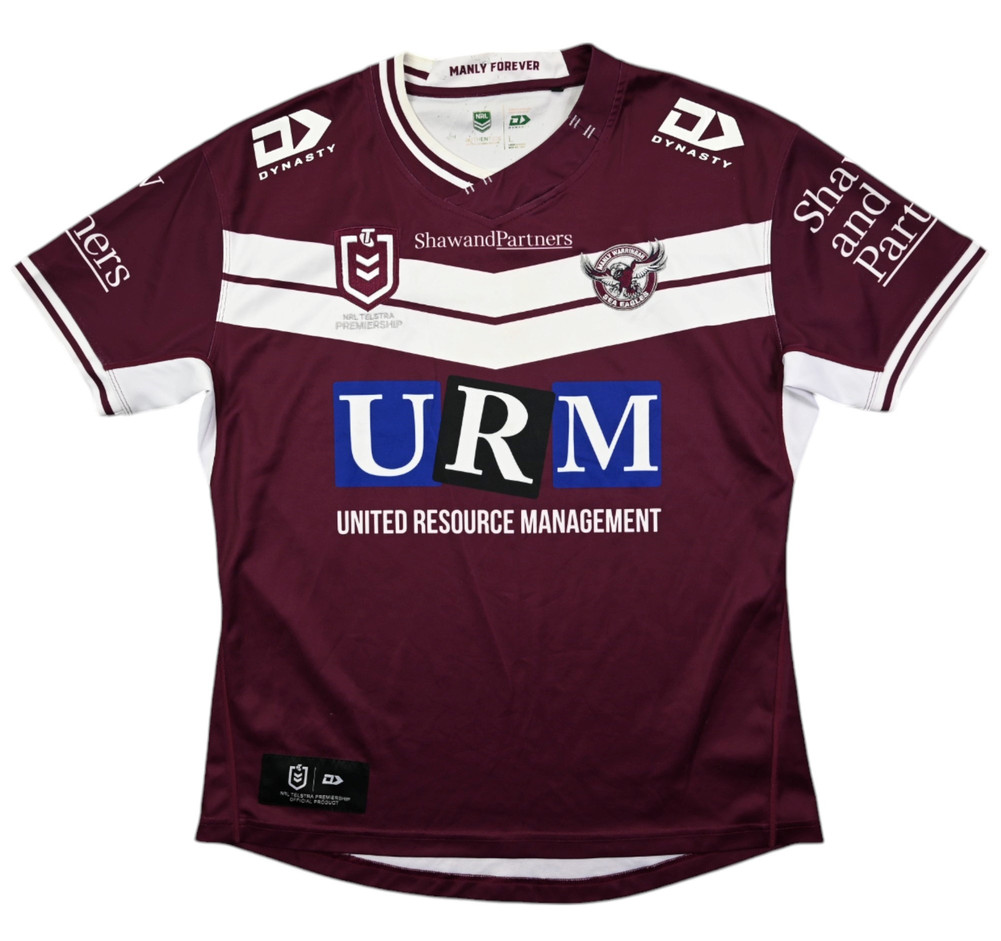 MANLY WARRINGAH SEA EAGLES ISC NRL SHIRT L