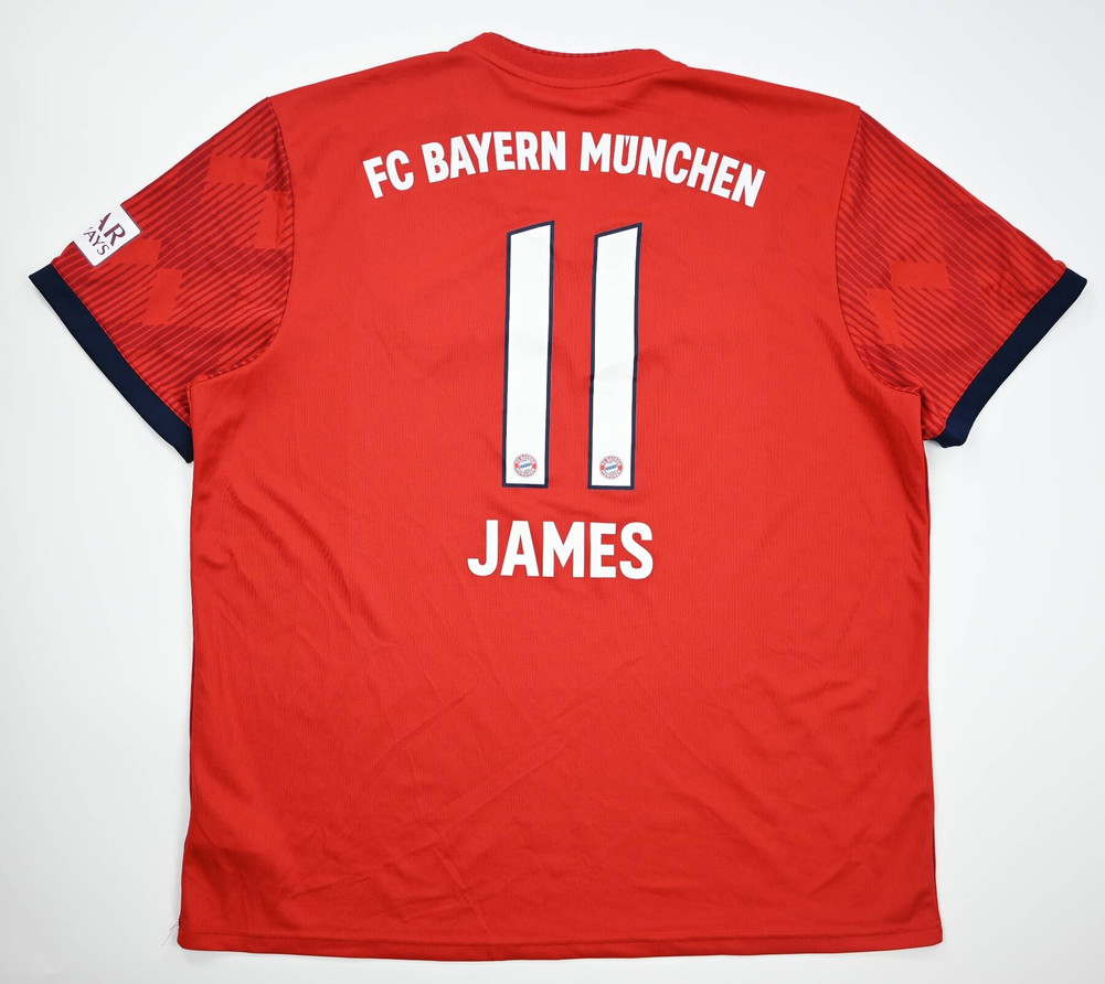 2018-19 BAYERN MUNCHEN *JAMES* KOSZULKA XL