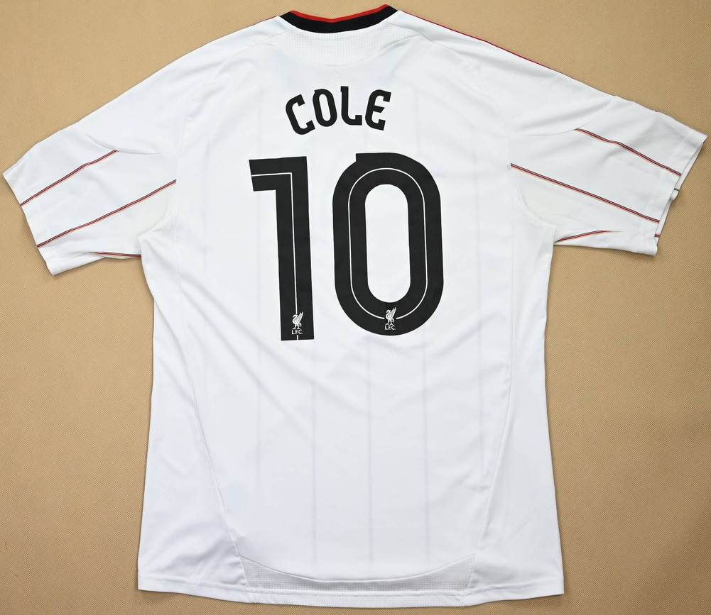 2010-11 LIVERPOOL *COLE* SHIRT L