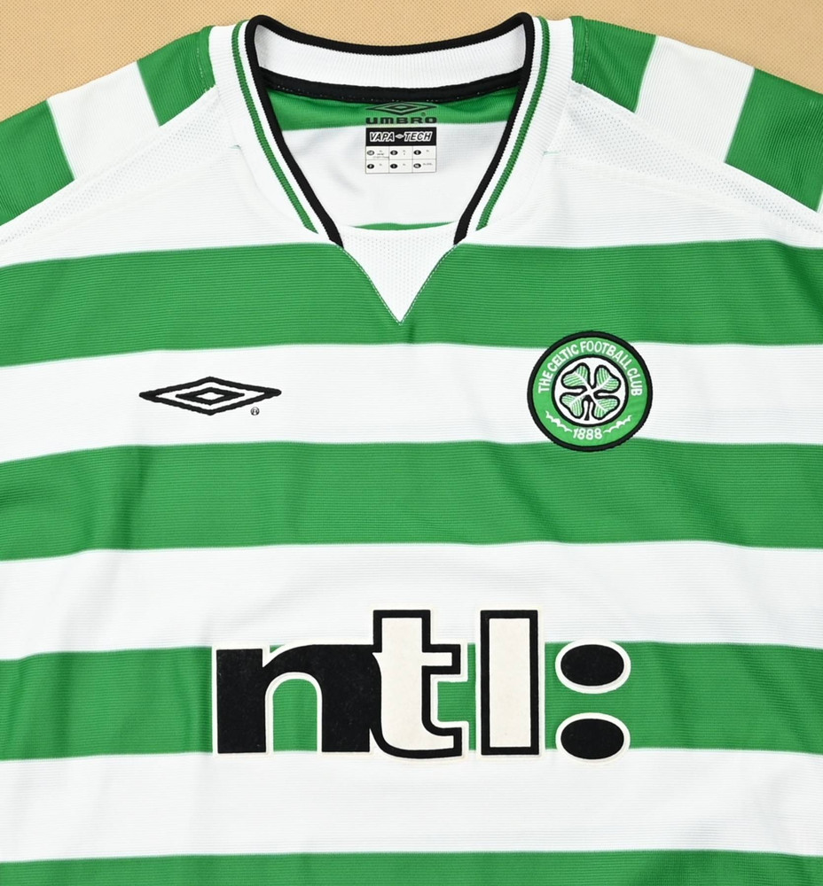 2001-03 CELTIC GLASGOW SHIRT XL