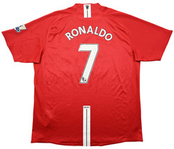 2007-09 MANCHESTER UNITED *RONALDO* SHIRT XL