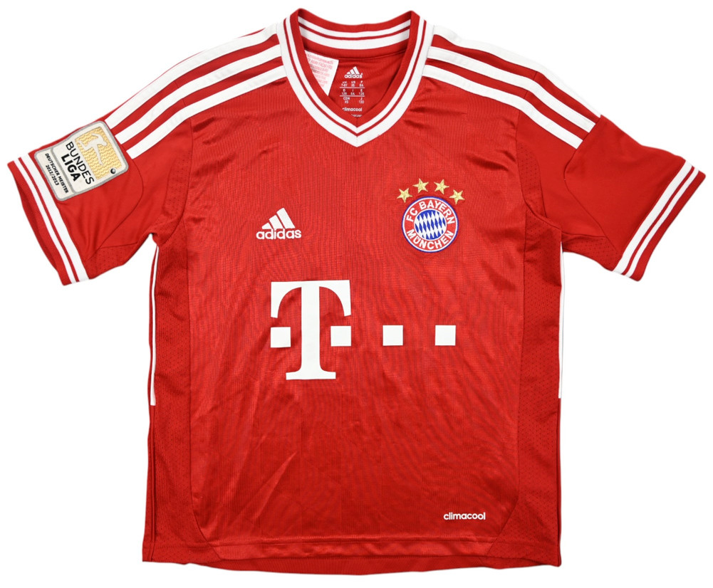 2013-14 BAYERN MUNCHEN *JOHANN* SHIRT XS. BOYS 7-8 YEARS