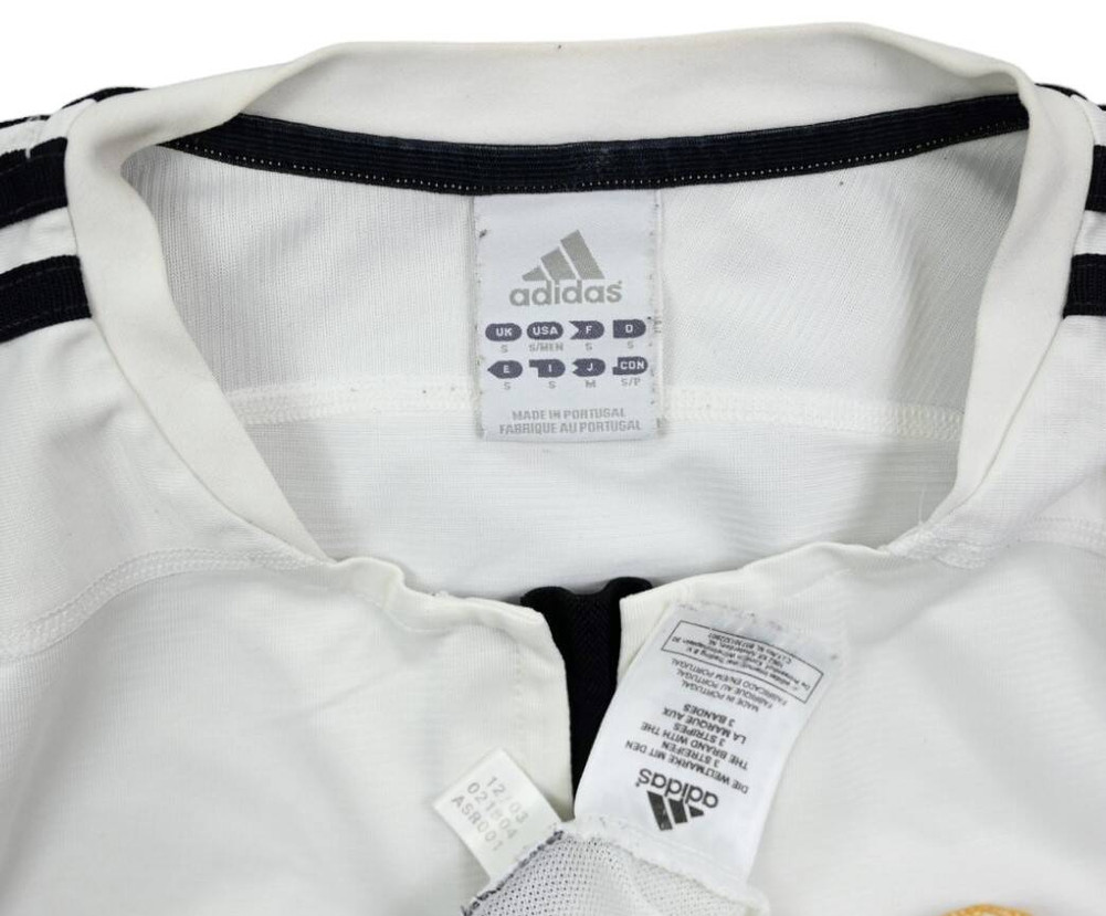 2003-04 REAL MADRID *ZIDANE* SHIRT S