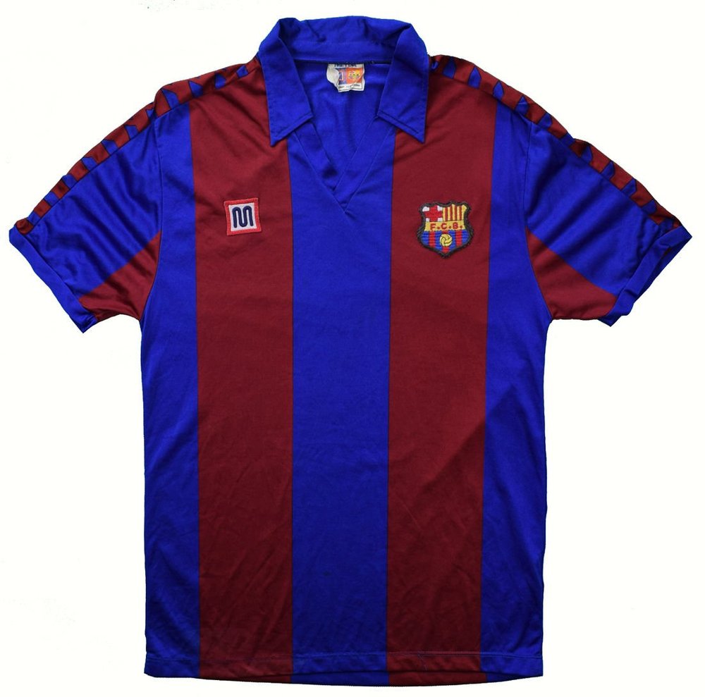 1984-89 FC BARCELONA SHIRT S