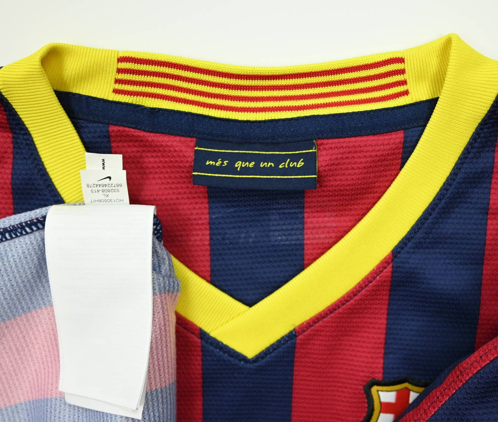 2013-14 FC BARCELONA *MESSI* SHIRT S