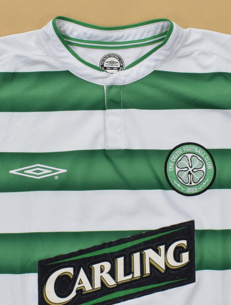 2003-04 CELTIC GLASGOW SHIRT L