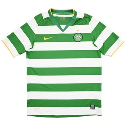 2008-10 CELTIC GLASGOW SHIRT XL. BOYS