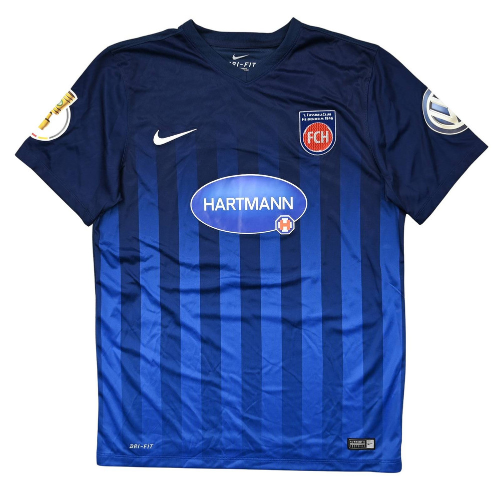 2016-17 1.FC HEIDENHEIM *BEERMANN* MATCH ISSUE SHIRT L