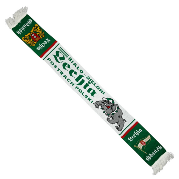 LECHIA GDANSK BIALO-ZIELONI POSTRACH POLSKI SCARF