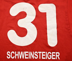 2005-06 BAYERN MUNCHEN *SCHWEINSTEIGER* SHIRT XL. BOYS/ S
