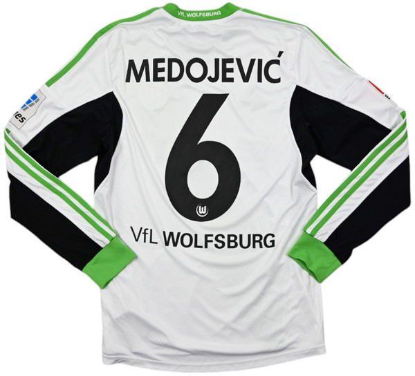2013-14 VFL WOLFSBURG *MEDOJEVIC* MATCH ISSUE LONGSLEEVE SHIRT M