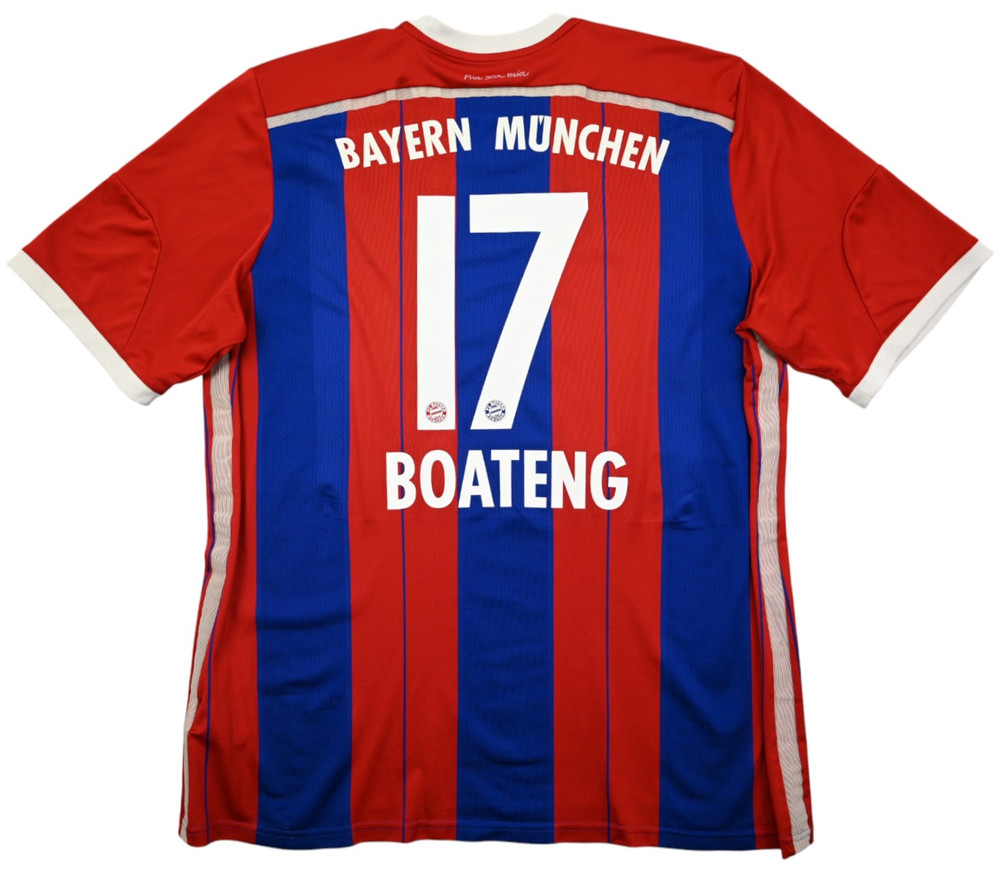 2014-15 BAYERN MUNCHEN *BOATENG* SHIRT XXL