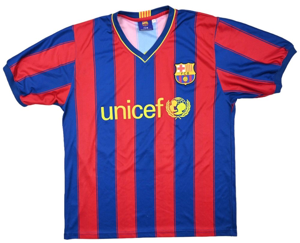 2009-10 FC BARCELONA *PIQUE* SHIRT M