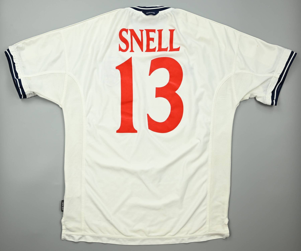 1999-01 ENGLAND SHIRT XL
