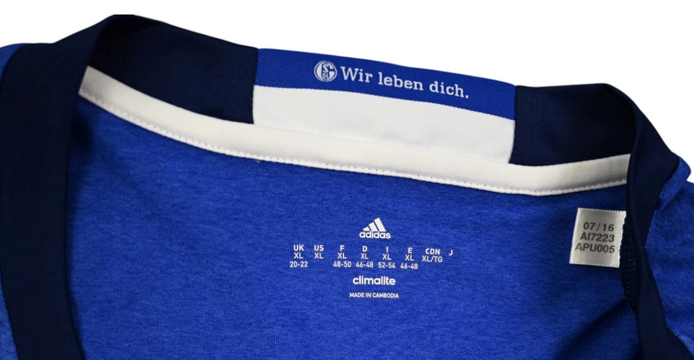 2016-18 SCHALKE 04 *KOLASINAC* SHIRT WOMENS XL