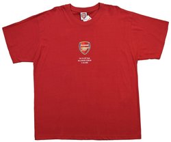 2005 ARSENAL LONDON FA CUP FINAL SHIRT XL