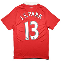 2010-11 MANCHESTER UNITED *J.S. PARK* SHIRT S