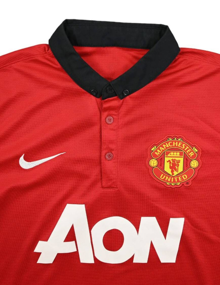 2013-14 MANCHESTER UNITED *FLETCHER* SHIRT M