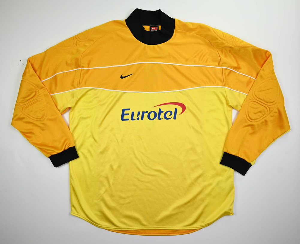 2001-03 SPARTA PRAGUE *SPIT* CL GK MATCH ISSUE LONGSLEEVE SHIRT XXL