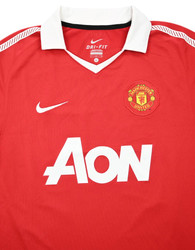 2010-11 MANCHESTER UNITED *FLETCHER* SHIRT L