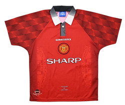 1996-98 MANCHESTER UNITED *CANTONA* SHIRT M