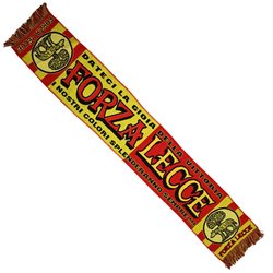 FORZA LECCE DATECI LA GIOIA DELLA VITTORIA I NOSTRI COLORI SOLENDERANNO SEMPRE! SCARF