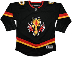 CALGARY FLAMES NHL SHIRT L/XL. BOYS