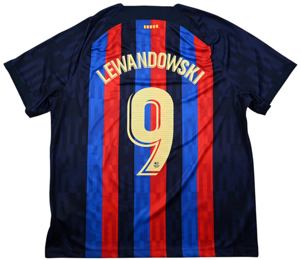 2022-23 BARCELONA *LEWANDOWSKI* SHIRT XXL